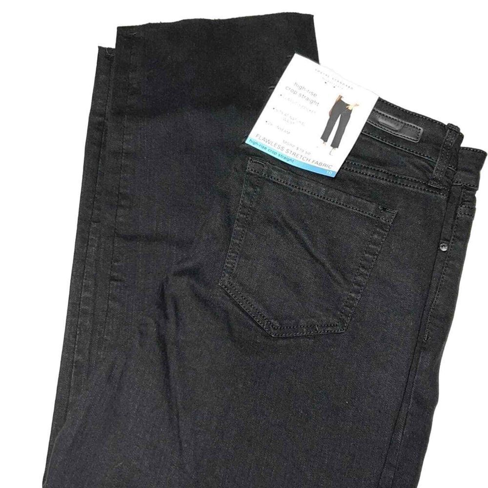 Social standard High-Rise Crop Straight NWT Size 10